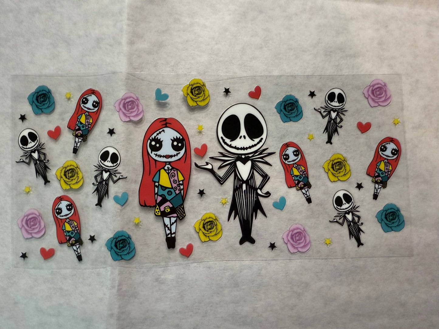Jack and Sally Wrap for 16oz, 20oz, 24oz