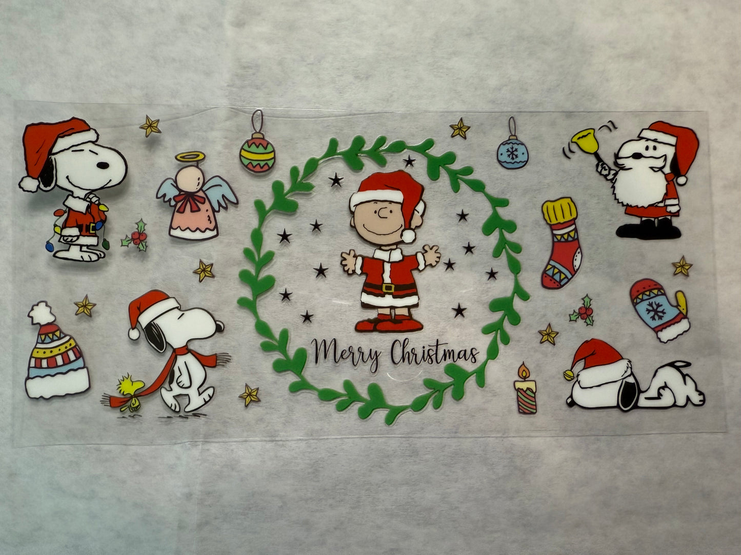 CB Merry Christmas Wrap for 16oz, 20oz, 24oz