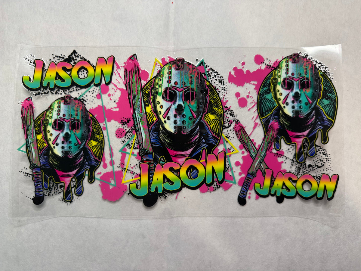 Jason With Roses Colorful Jason Wrap for 16oz, 20oz – Two Roses Customs
