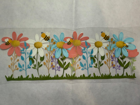 Flowers Wrap for 16oz, 20oz