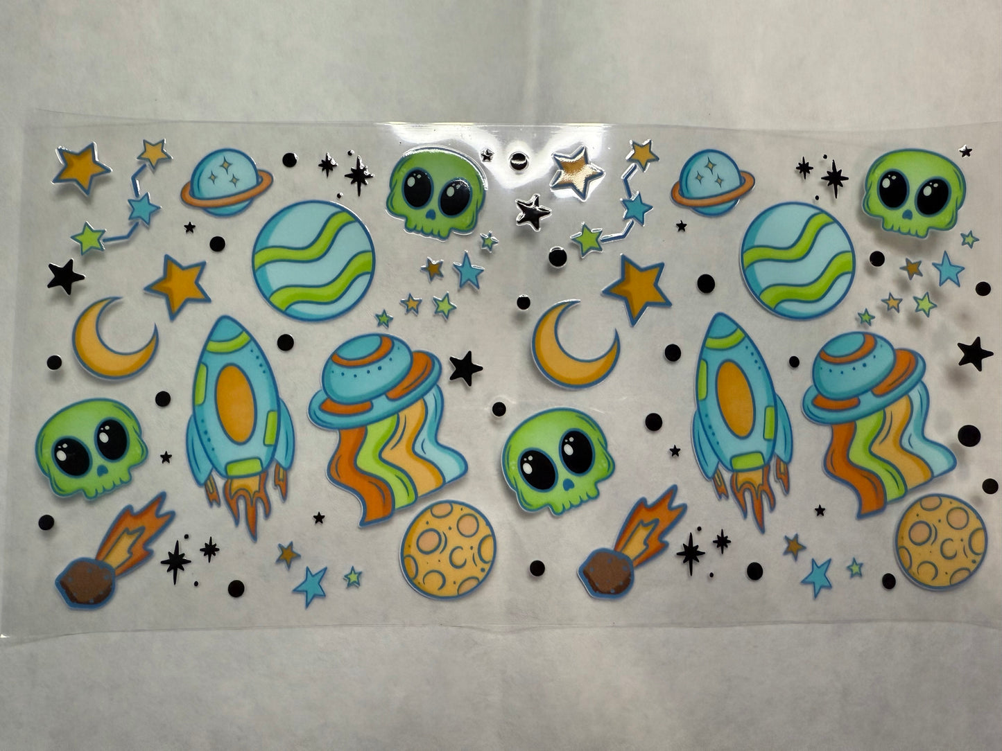Aliens and Space Wrap for 16oz, 20oz, 24oz