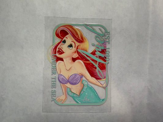 Red Haired Mermaid Decal for 16oz, 20oz, 24oz