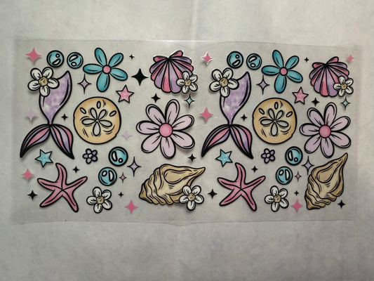 Mermaid Stuff Wrap for 16oz, 20oz, 24oz