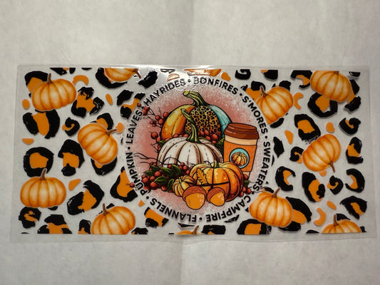 Fall Favorites Wrap for 16oz, 20oz