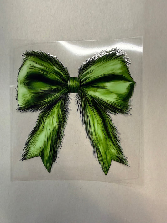 Green Bow decal for 16oz, 20oz, 24oz