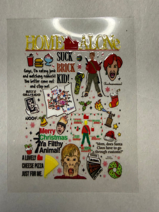 H*me Al*ne decal for 16oz, 20oz, 24oz