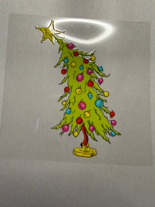 Green Guy Tree decal for 16oz, 20oz, 24oz