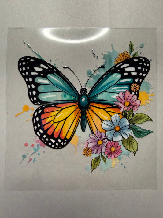 Butterfly decal for 16oz, 20oz, 24oz, 40oz