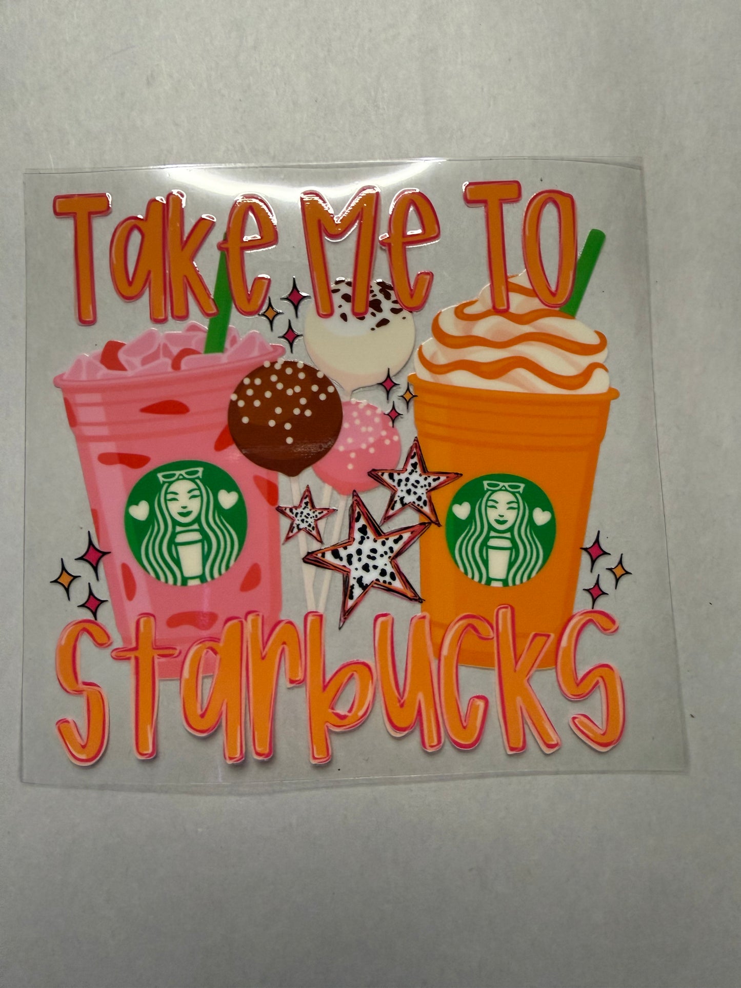 Take Me to Starb's decal for 16oz, 20oz, 24oz, 40oz