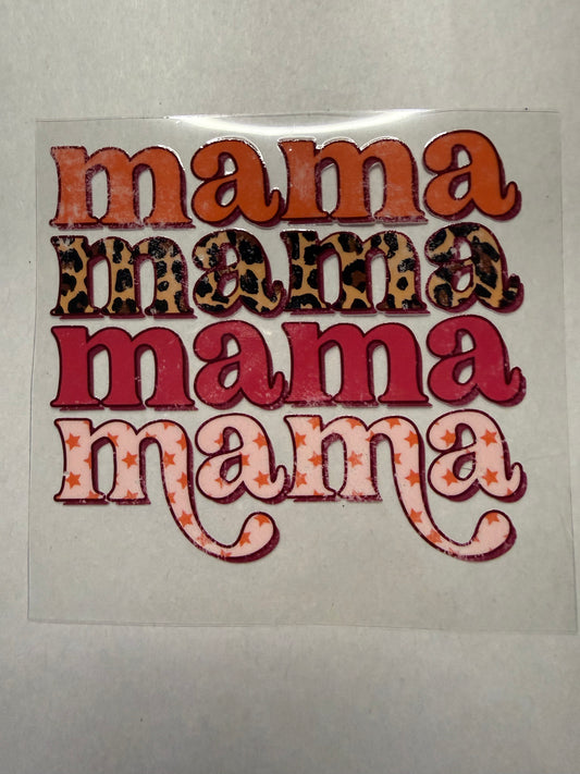 Mama Leopard decal for 16oz, 20oz, 24oz, 40oz