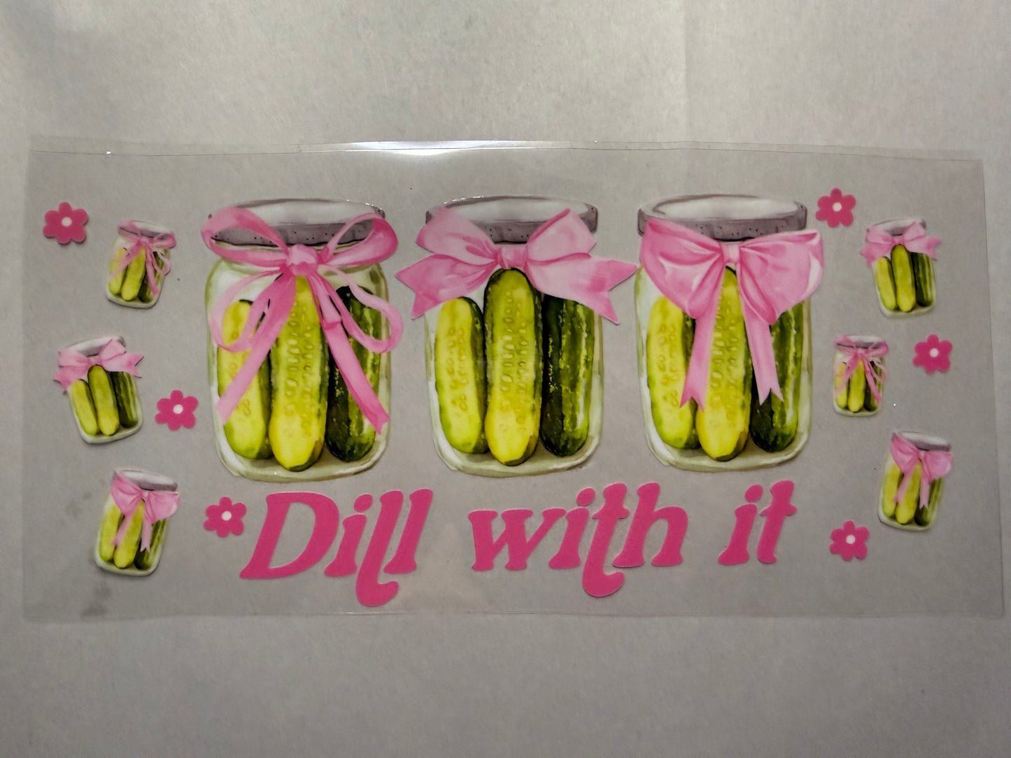 Dill with It wrap for 16oz, 20oz, 24oz, 40oz