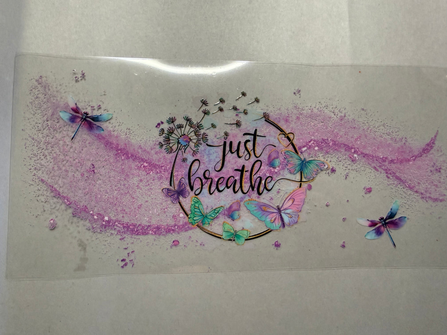 Just Breathe wrap for 16oz, 20oz, 24oz, 40oz