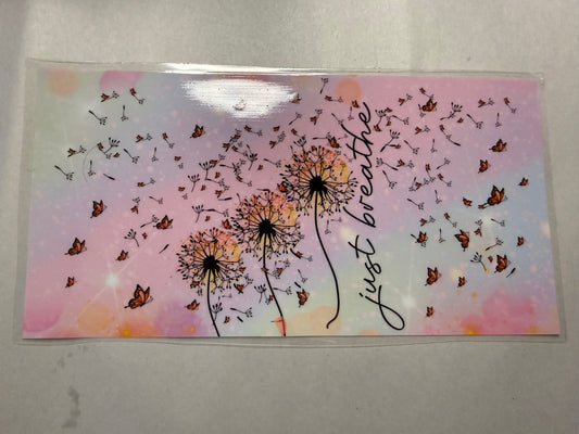 Just Breathe wrap for 16oz, 20oz, 24oz, 40oz