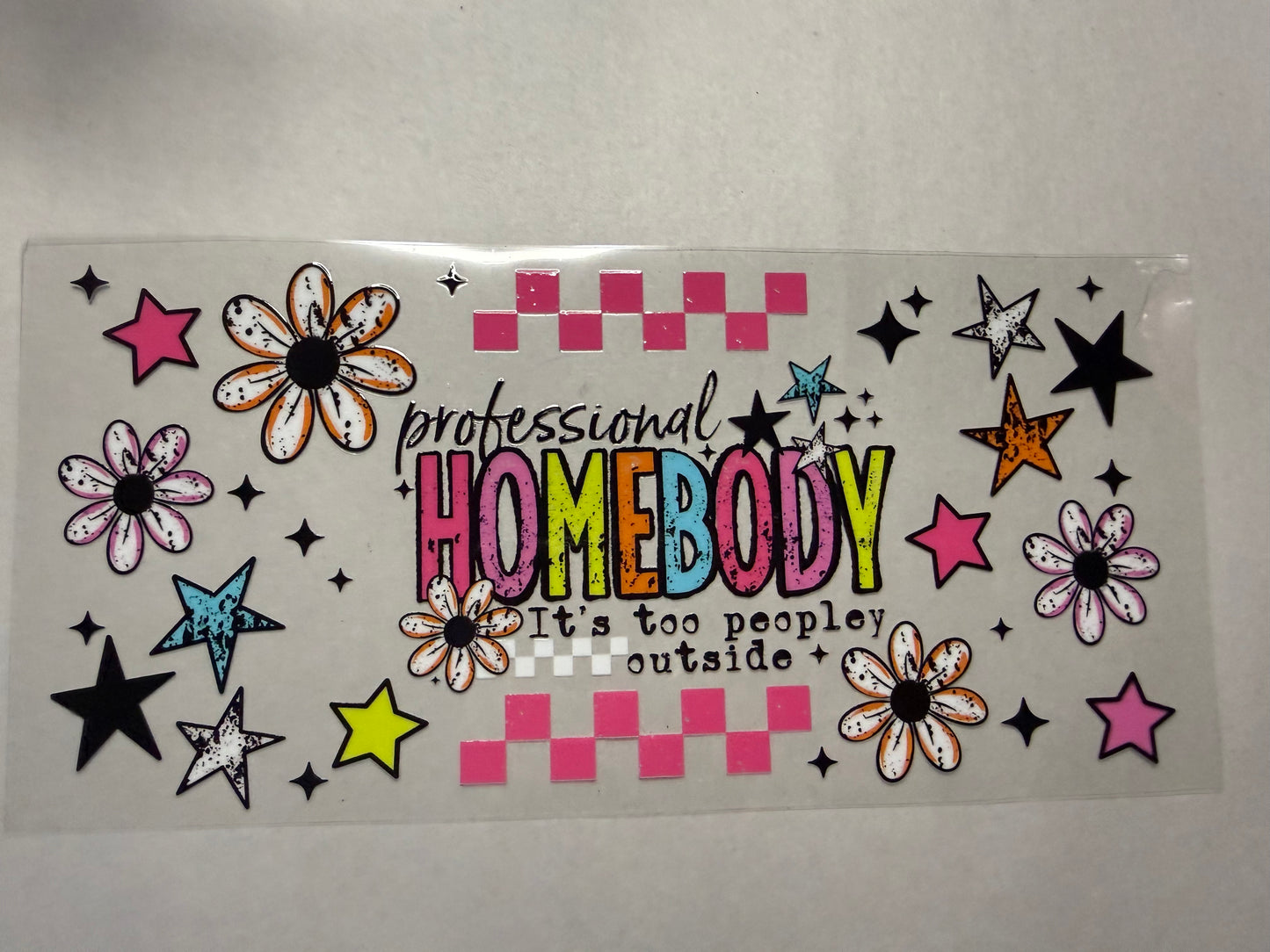 Professional Homebody wrap for 16oz, 20oz, 24oz, 40oz