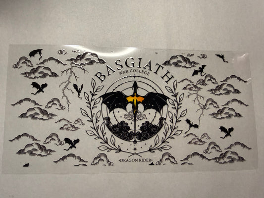 Basgiath wrap for 16oz, 20oz, 24oz, 40oz