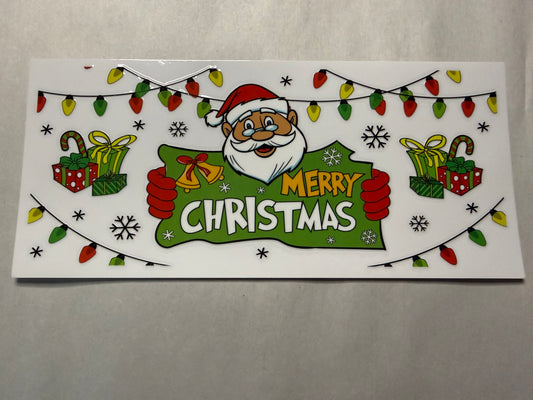 Merry Christmas wrap for 16oz, 20oz, 24oz, 40oz